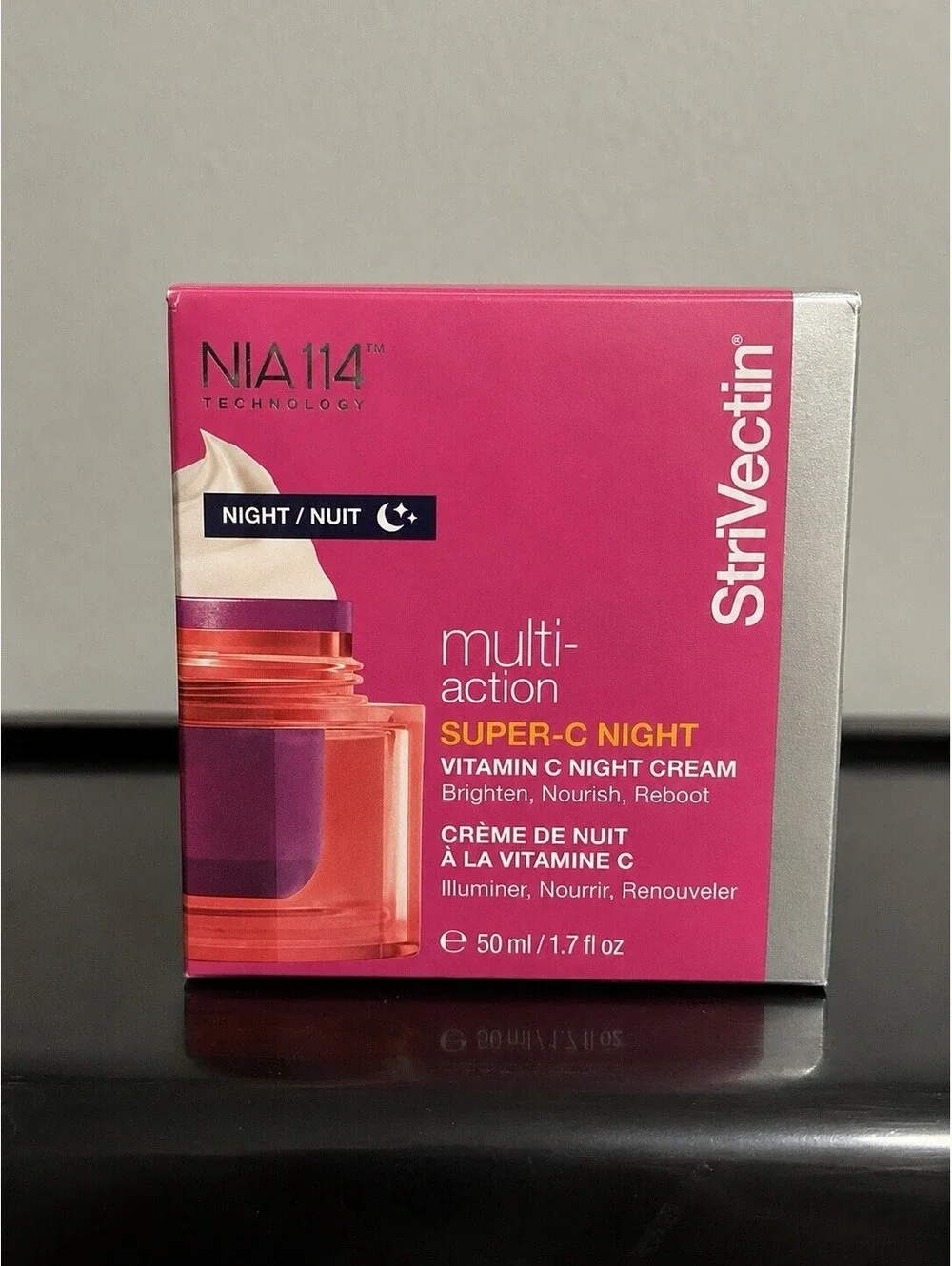 StriVectin Super-C Night Cream 1.7oz Vitamin C Treatment NEW SEALED